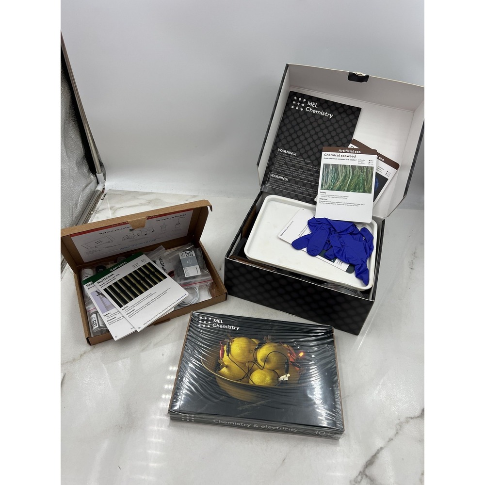 MEL Chemistry Starter Kit + Electricity Corrosion Artificial Sea 10+/12+ Bundle